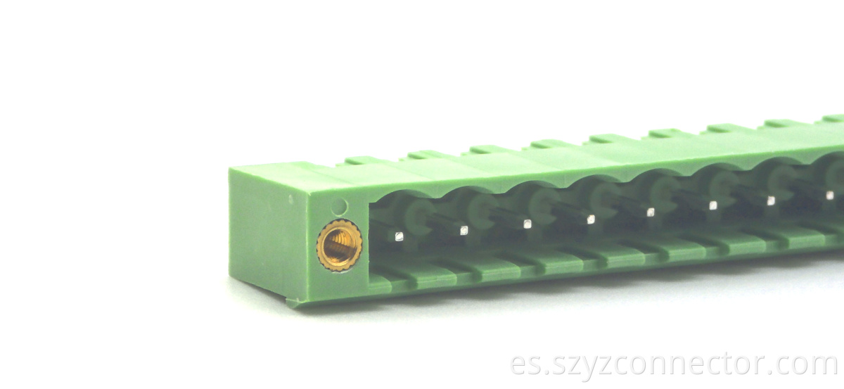 Bloques de terminal encogidos de lidting de 5.08 mm 5.08mm Pitch Pluggable Terminal Blocks